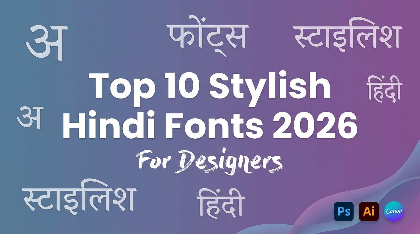 Top 10 Stylish Hindi Fonts for Designers in 2026